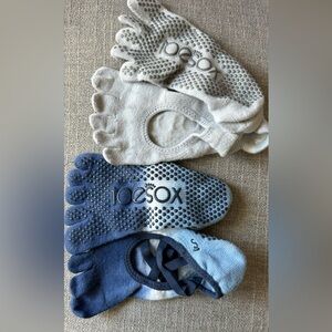 TOESOX/TAVI 4 pair Pilates Grip Socks